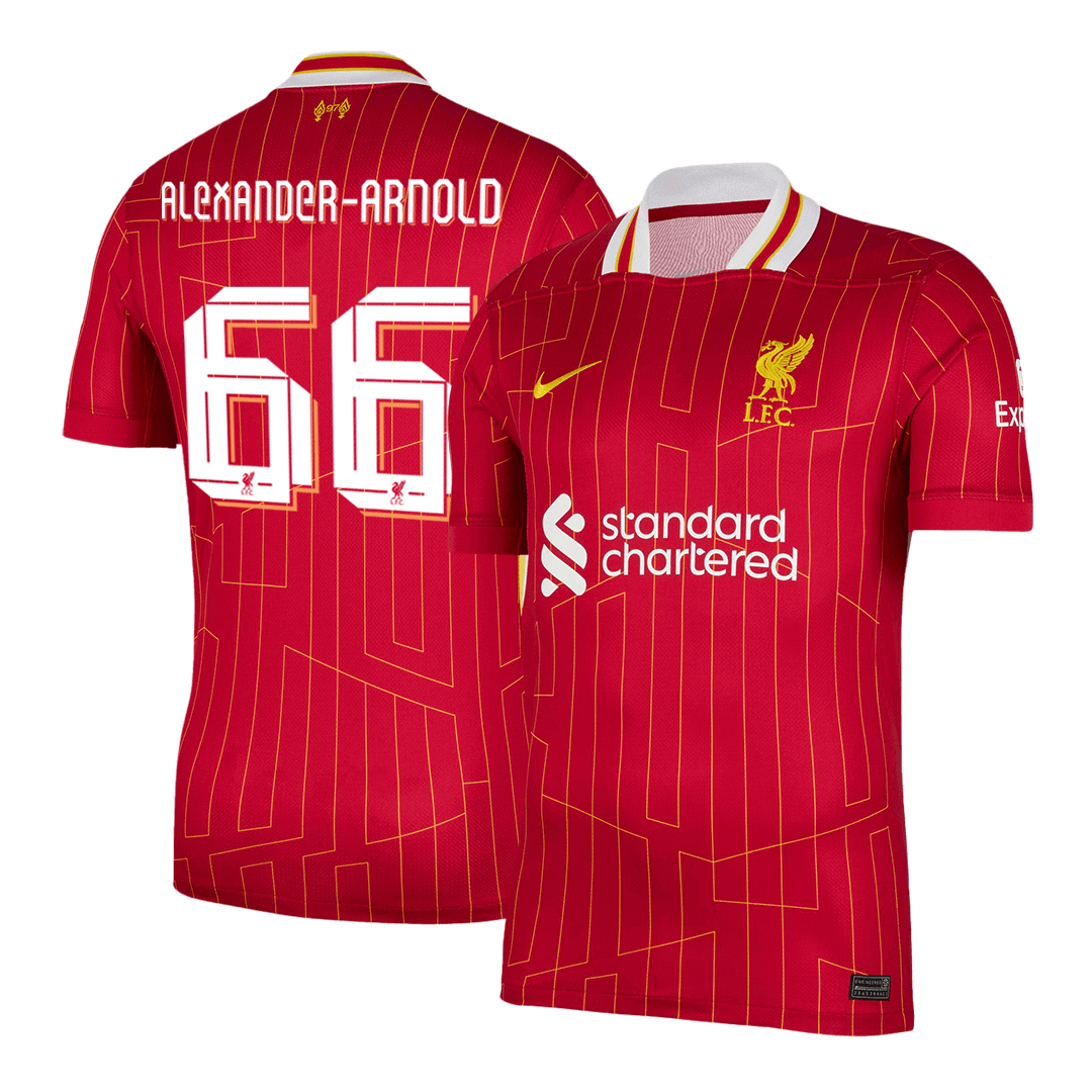 Liverpool ALEXANDER-ARNOLD #66 Home Soccer Jersey 2024/25 - UCL Edition
