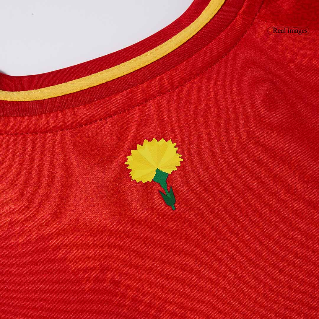 Spain Home Jersey Kit EURO 2024 Kids(Jersey+Shorts+Socks)
