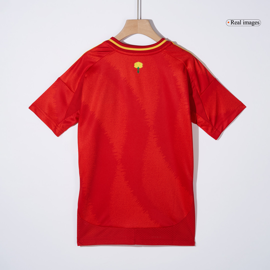Spain Home Jersey Kit EURO 2024 Kids(Jersey+Shorts+Socks)