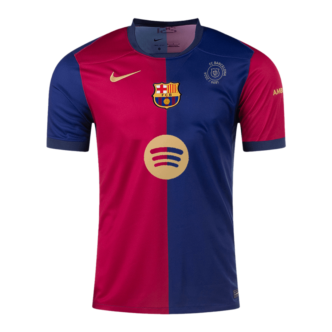 Barcelona Home Jersey 2024/25 - 125th Anniversary(Spotify Logo Without Text)