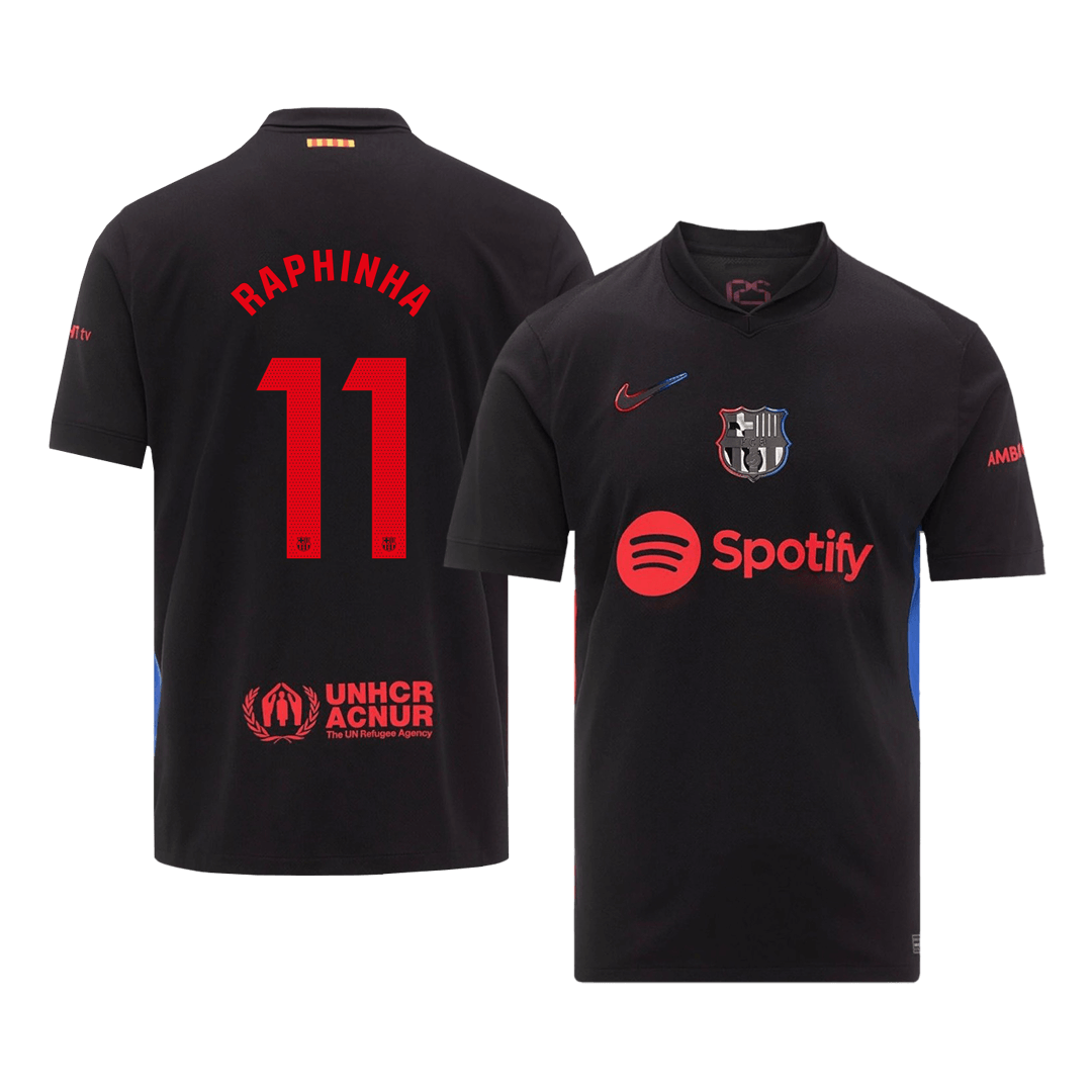 Barcelona RAPHINHA #11 Away Jersey 2024/25