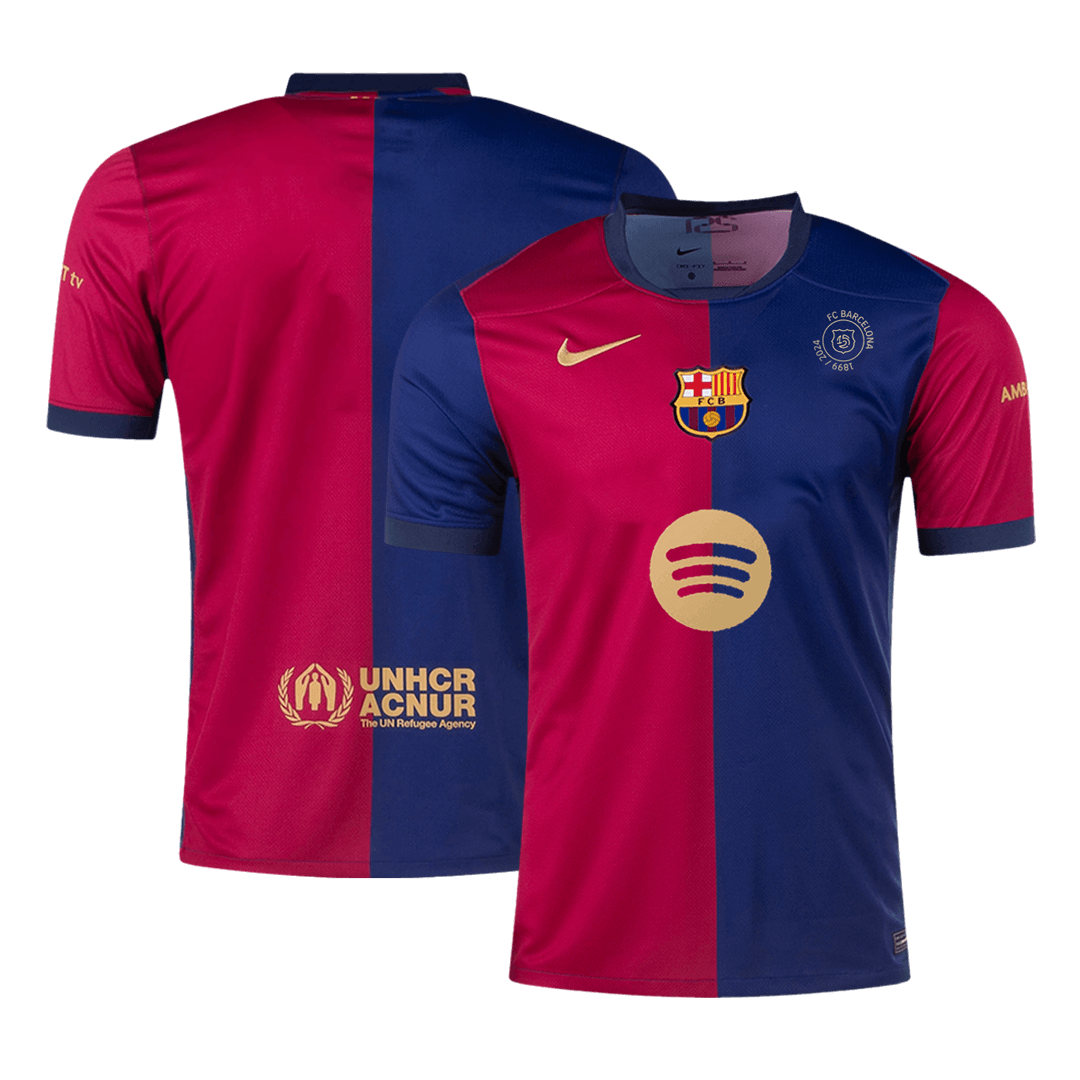 Barcelona Home Jersey 2024/25 - 125th Anniversary(Spotify Logo Without Text)