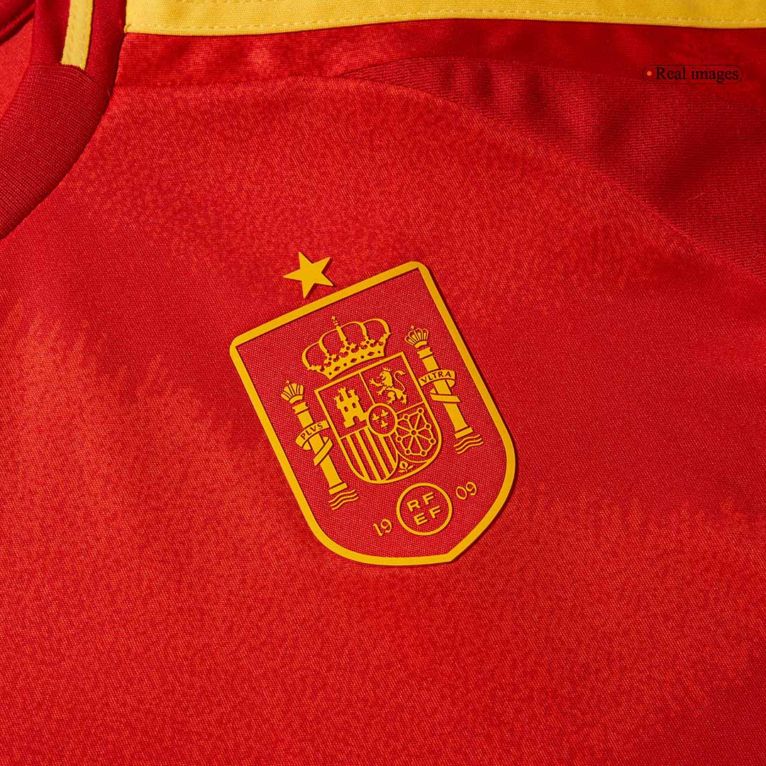 Spain Home Jersey Kit EURO 2024 Kids(Jersey+Shorts+Socks)