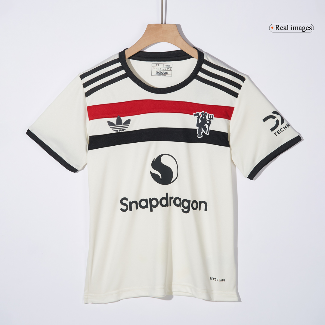 Manchester United Third Away Soccer Jersey Kit 2024/25 Kids(Jersey+Shorts)