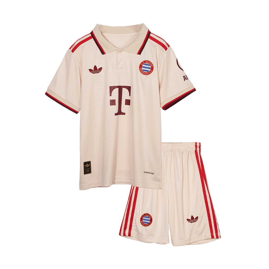 Bayern Munich Third Away Soccer Jersey Kit 2024/25 Kids(Jersey+Shorts) - UCL