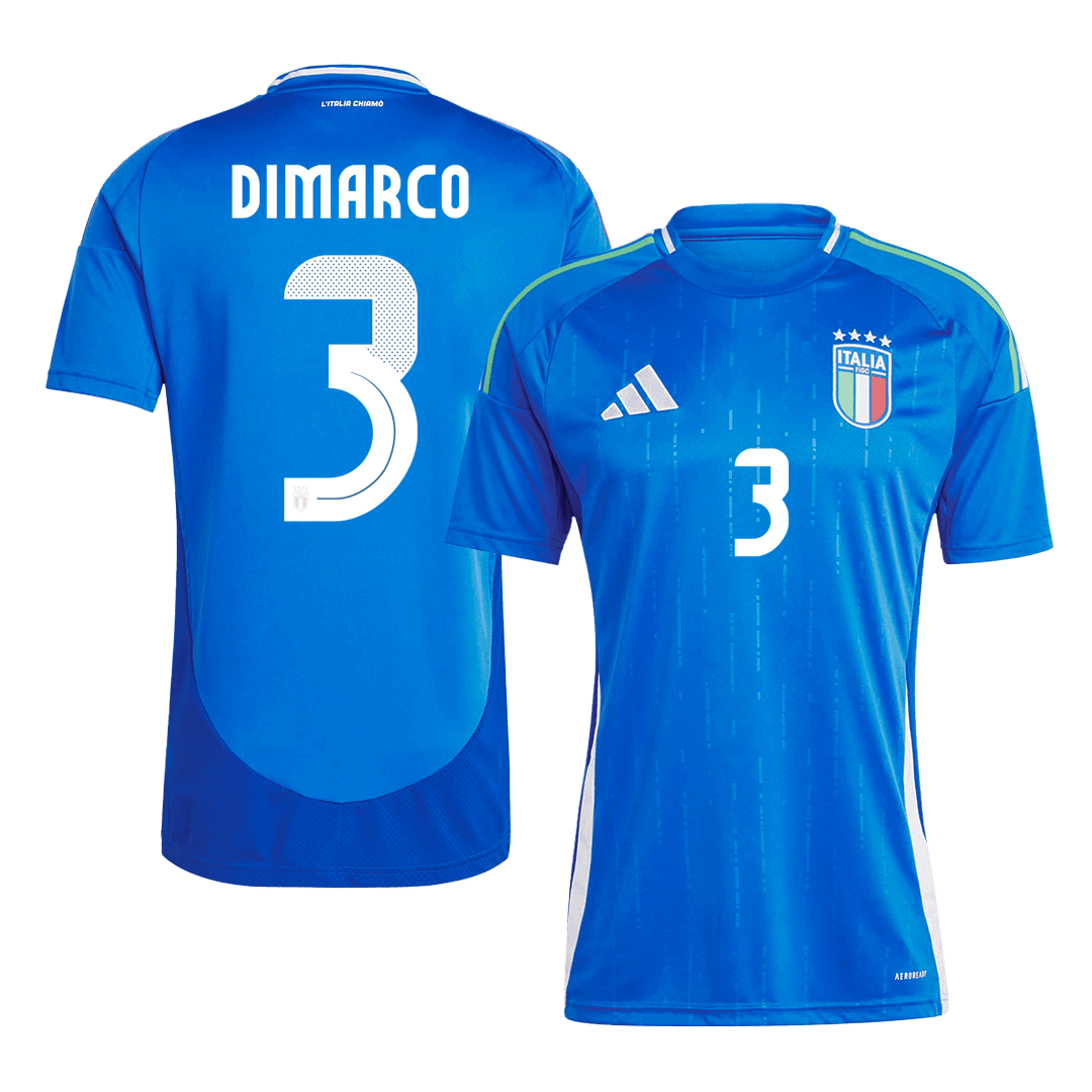 Italy DIMARCO #3 Home Jersey EURO 2024