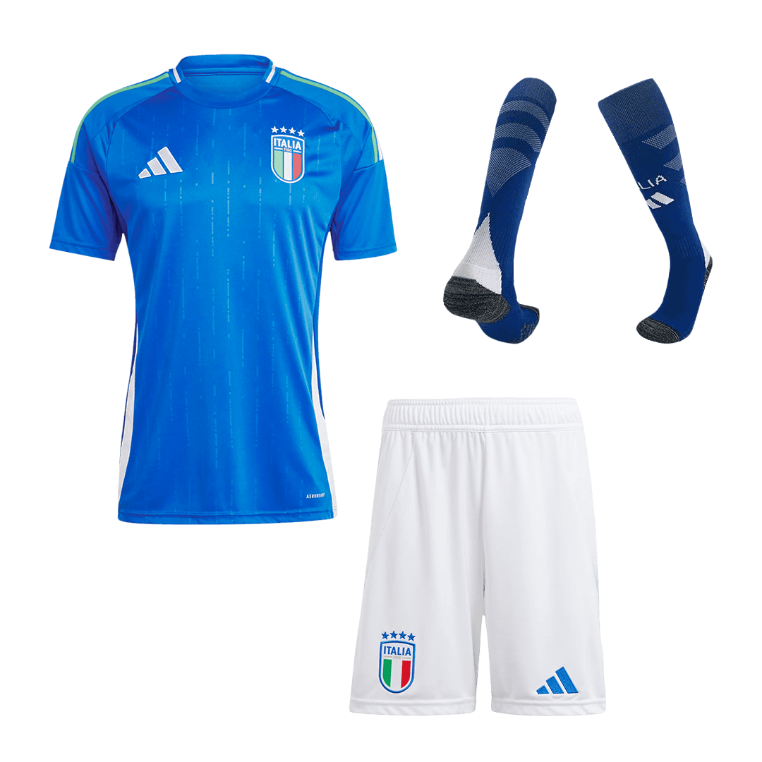 Italy Home Jersey Kit EURO 2024 (Jersey+Shorts+Socks)