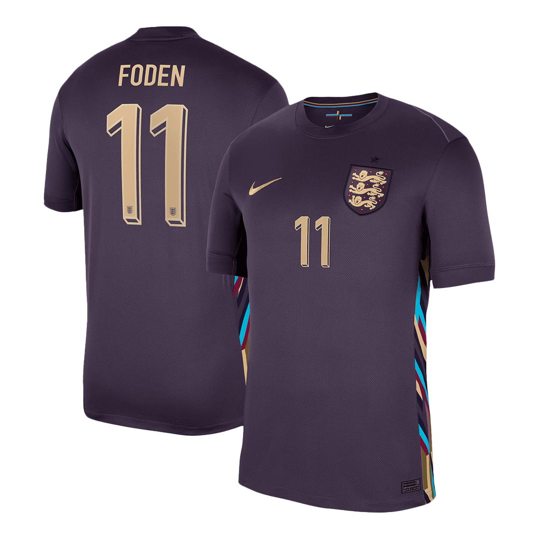 England FODEN #11 Away Jersey EURO 2024
