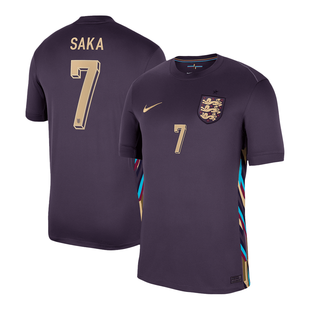 England SAKA #7 Away Jersey EURO 2024