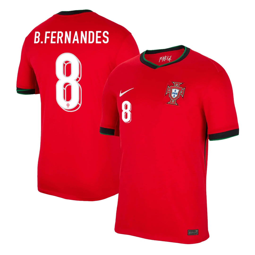 Portugal B.FERNANDES #8 Home Jersey EURO 2024
