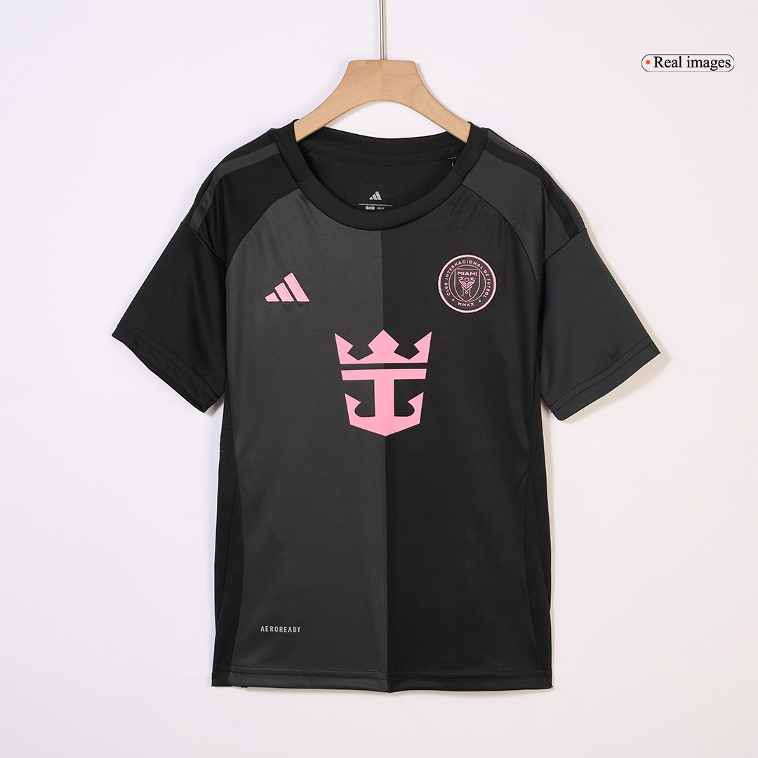 Inter Miami CF Away Soccer Jersey Kit 2025 Kids(Jersey+Shorts)