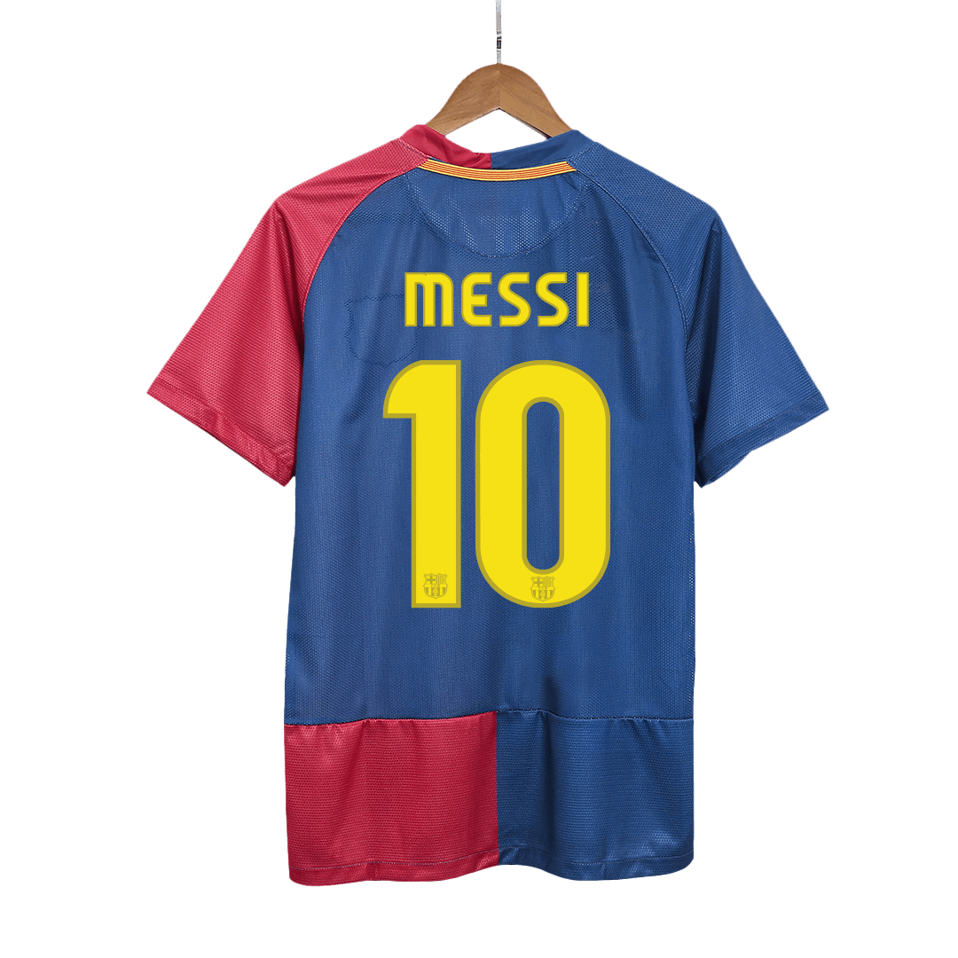 Barcelona MESSI #10 Retro Football Jerseys Home 2008/09 - UCL