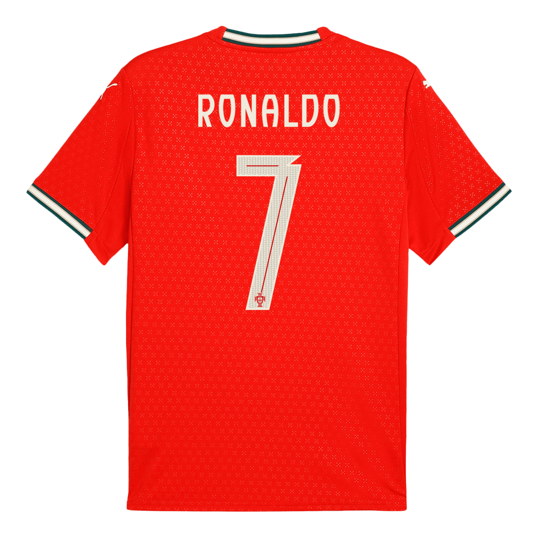 Portugal RONALDO #7 Home Soccer Jersey 2025