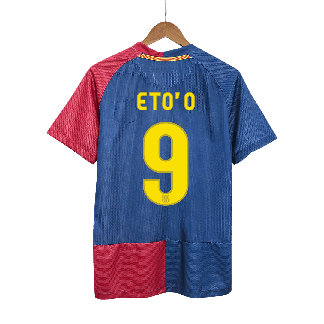 Barcelona A.INIESTA #8 Home Soccer Jersey Retro 2008/09