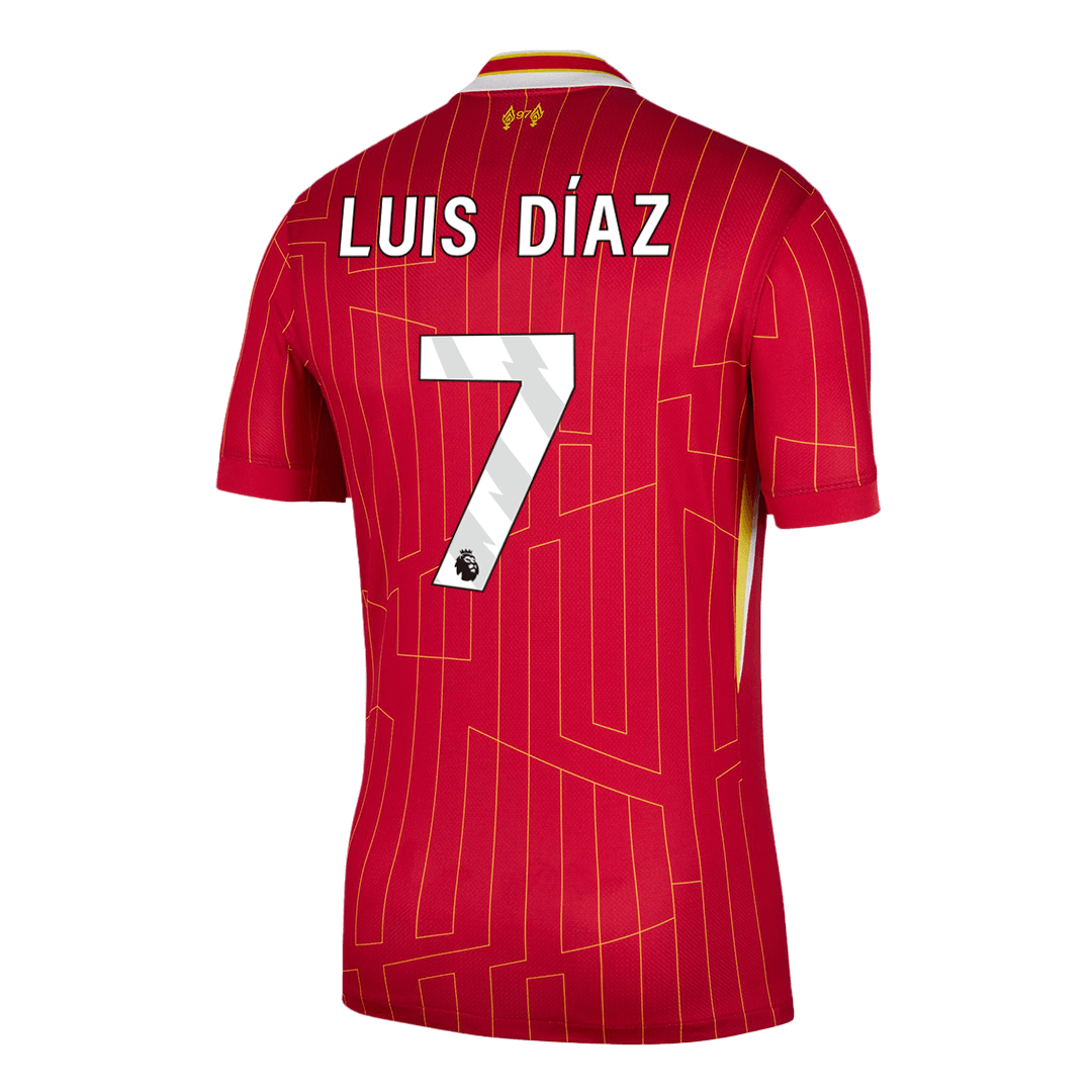 Liverpool LUIS DÍAZ #7 Home Soccer Jersey 2024/25