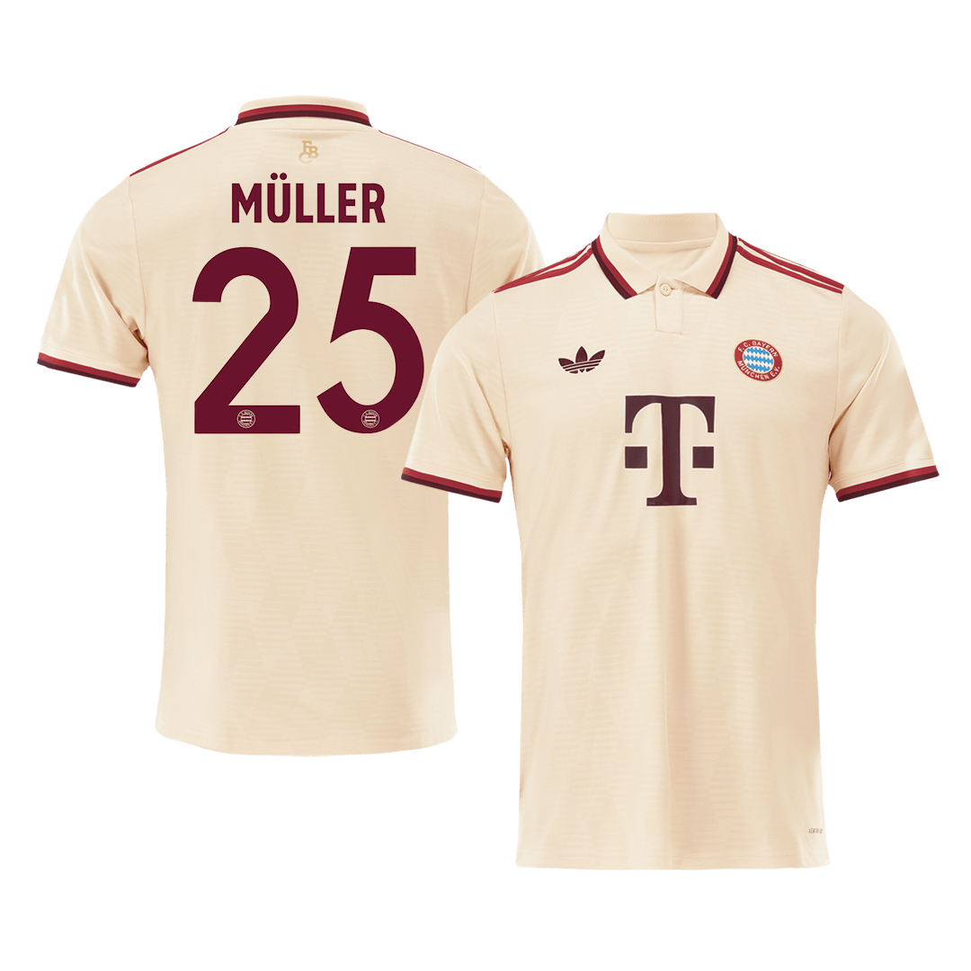 Bayern Munich MÜLLER #25 Third Away Soccer Jersey 2024/25 - UCL Edition