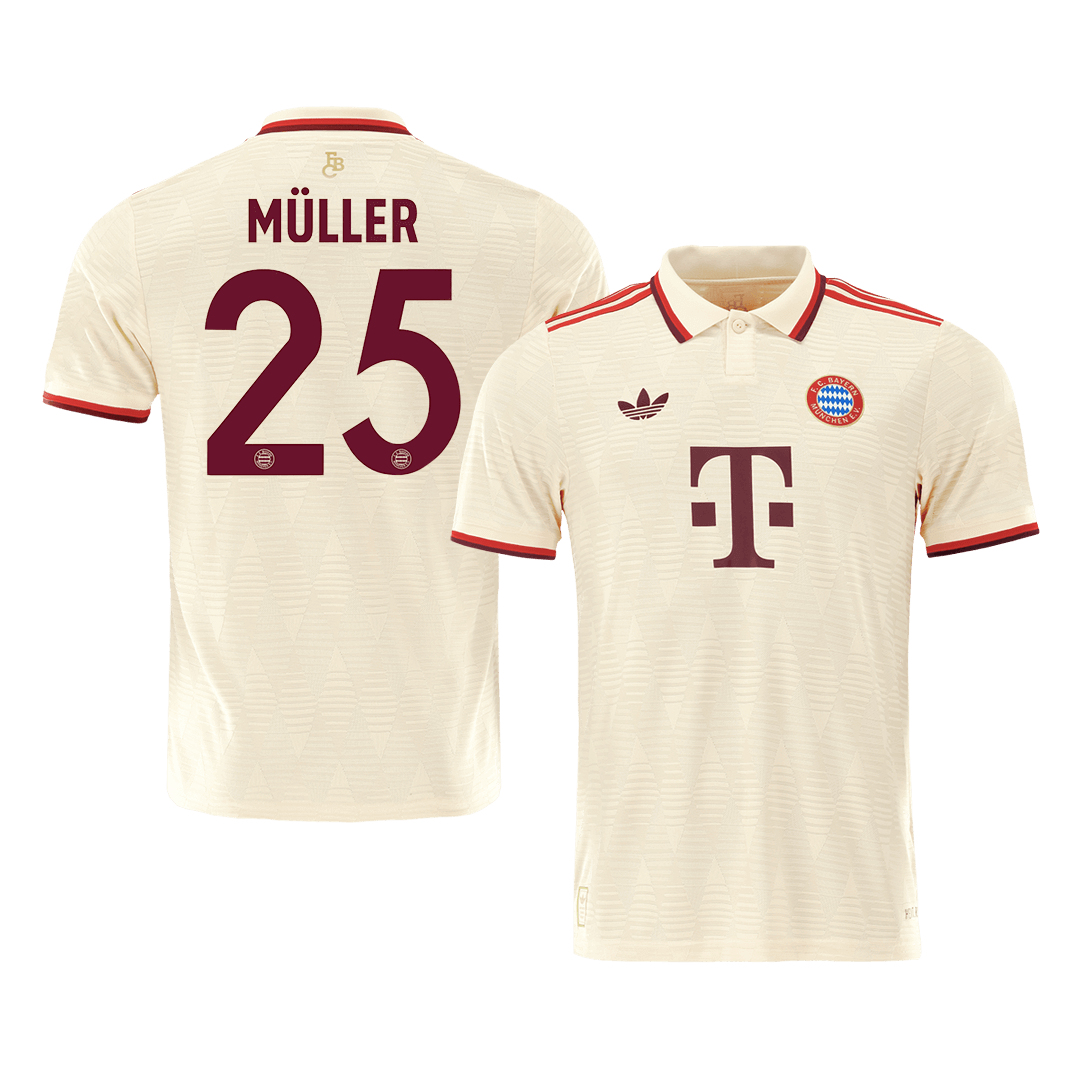 Bayern Munich MÜLLER #25 Third Away Soccer Jersey Authentic 2024/25 - UCL Edition