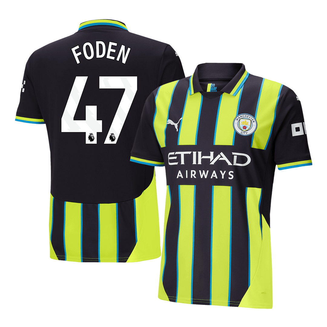 Manchester City FODEN #47 Away Soccer Jersey 2024/25