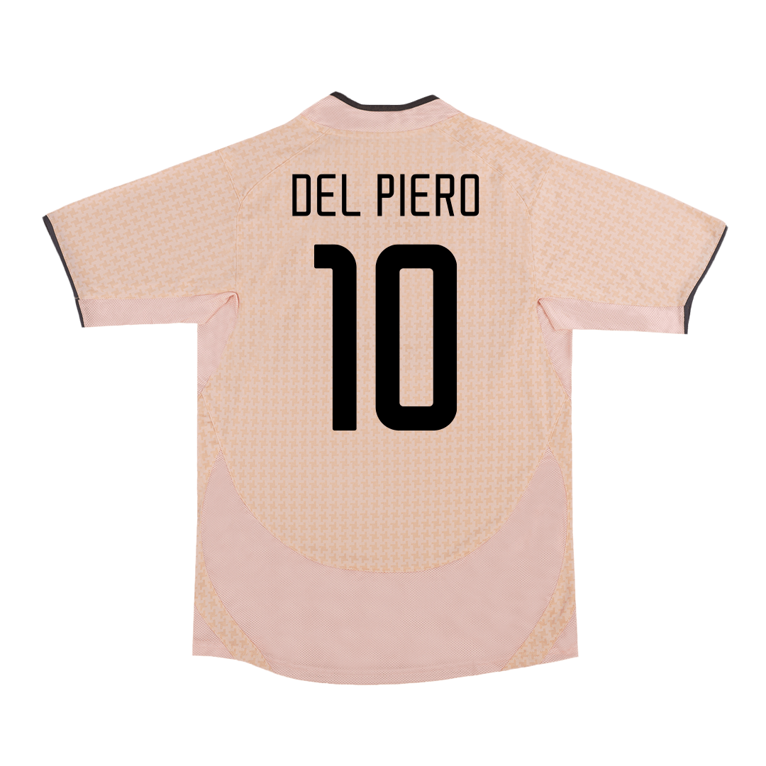 Juventus DEL PIERO #10 Away Soccer Jersey Retro 2003/04