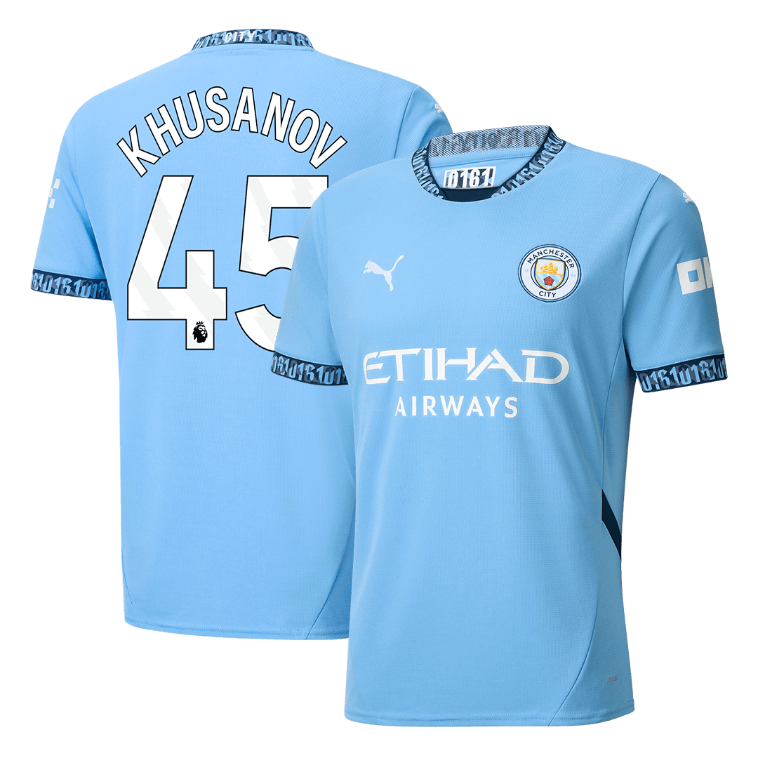 Manchester City KHUSANOV #45 Home Jersey 2024/25