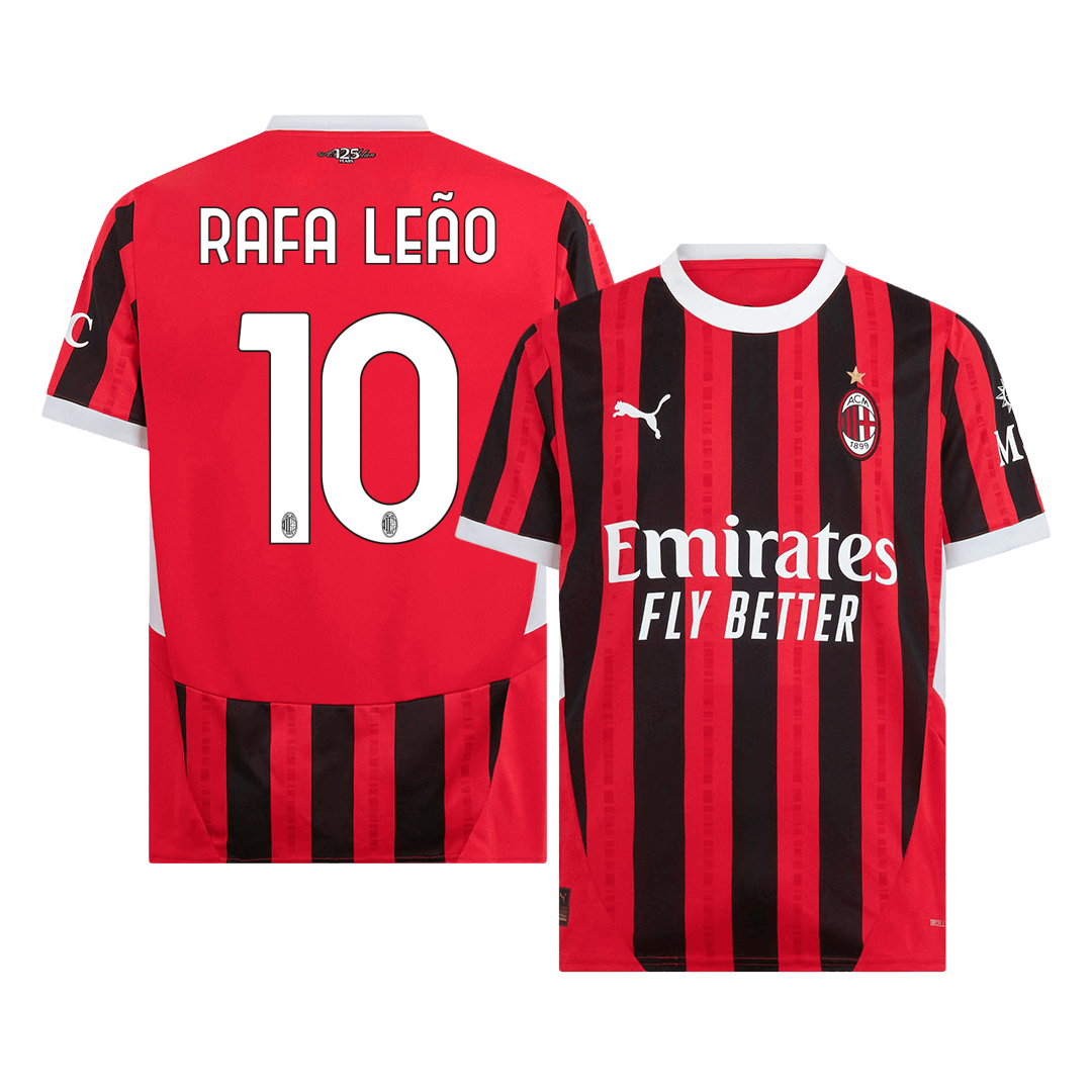 AC Milan RAFA LEÃO #10 Home Jersey 2024/25
