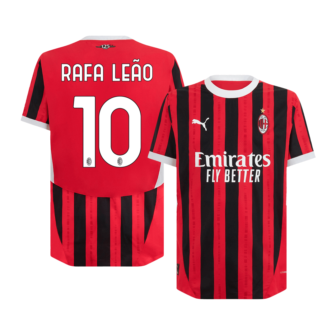 AC Milan RAFA LEÃO #10 Home Jersey Authentic 2024/25