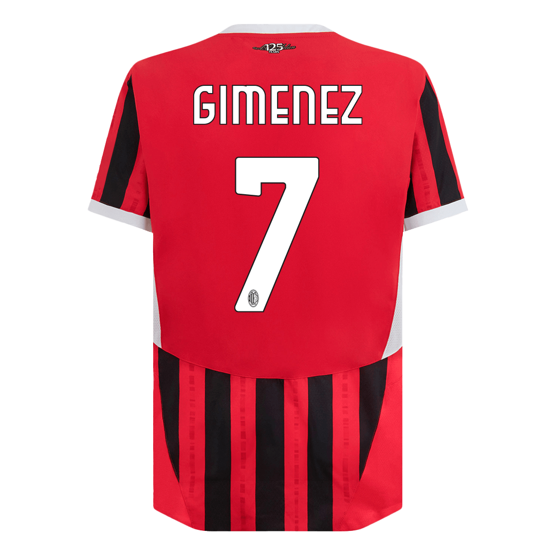 AC Milan GIMENEZ #7 Home Soccer Jersey Authentic 2024/25