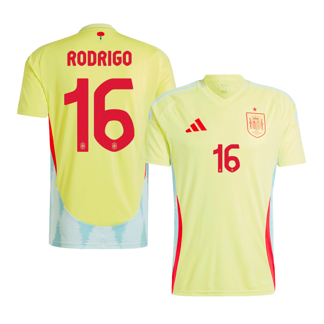 Spain RODRIGO #16 Away Jersey EURO 2024