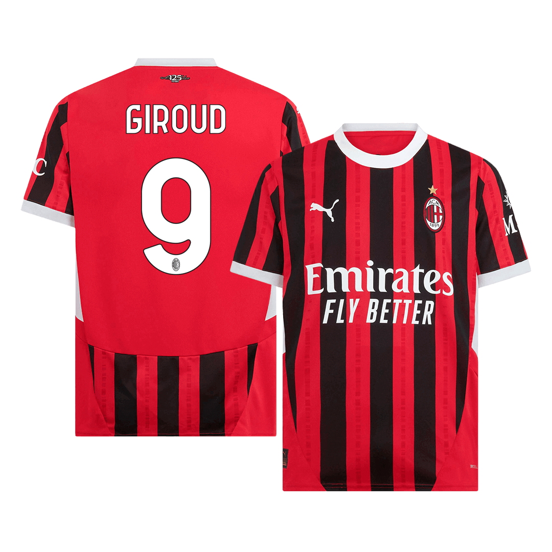 AC Milan GIROUD #9 Home Jersey 2024/25