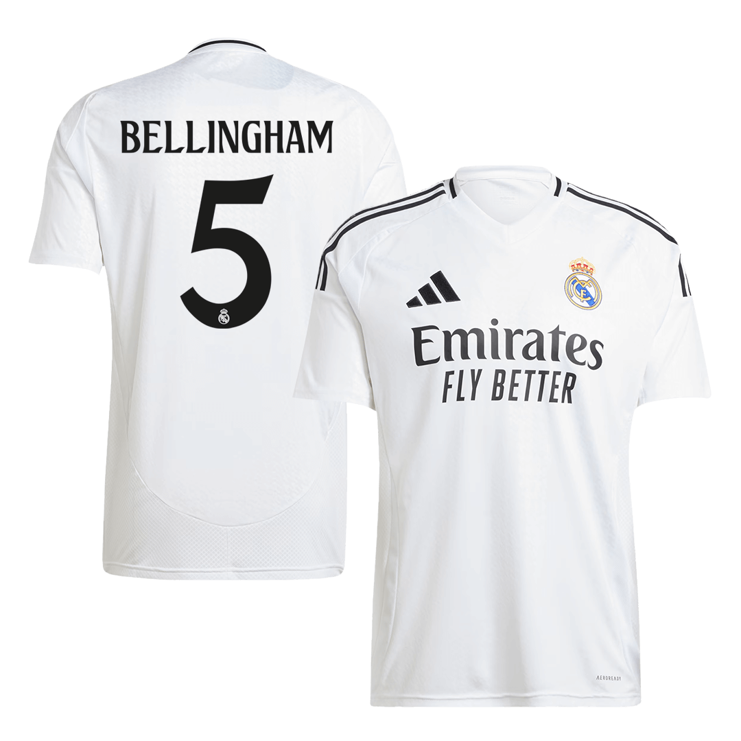 Real Madrid BELLINGHAM #5 Home Jersey 2024/25
