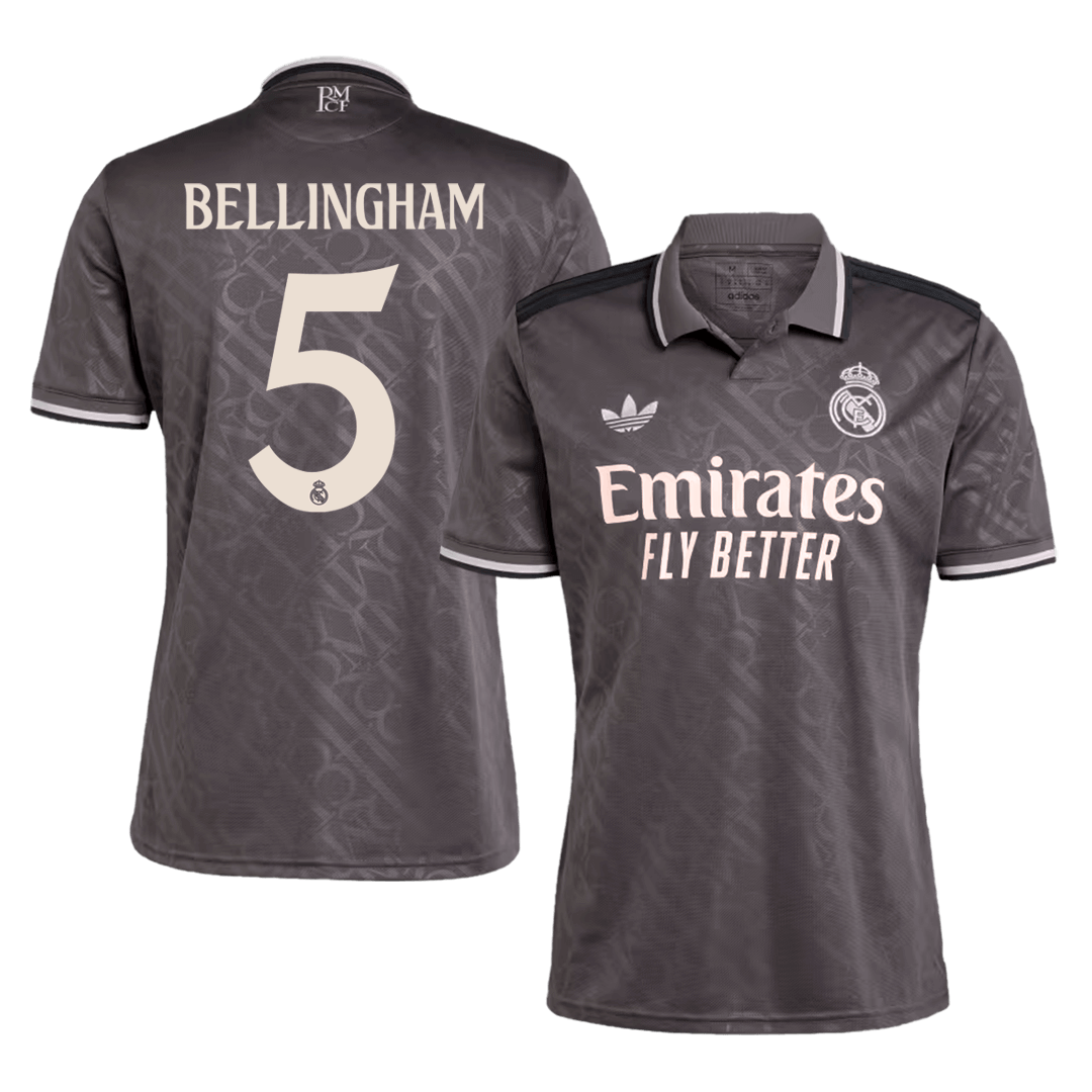 Real Madrid BELLINGHAM #5 Third Away Jersey 2024/25