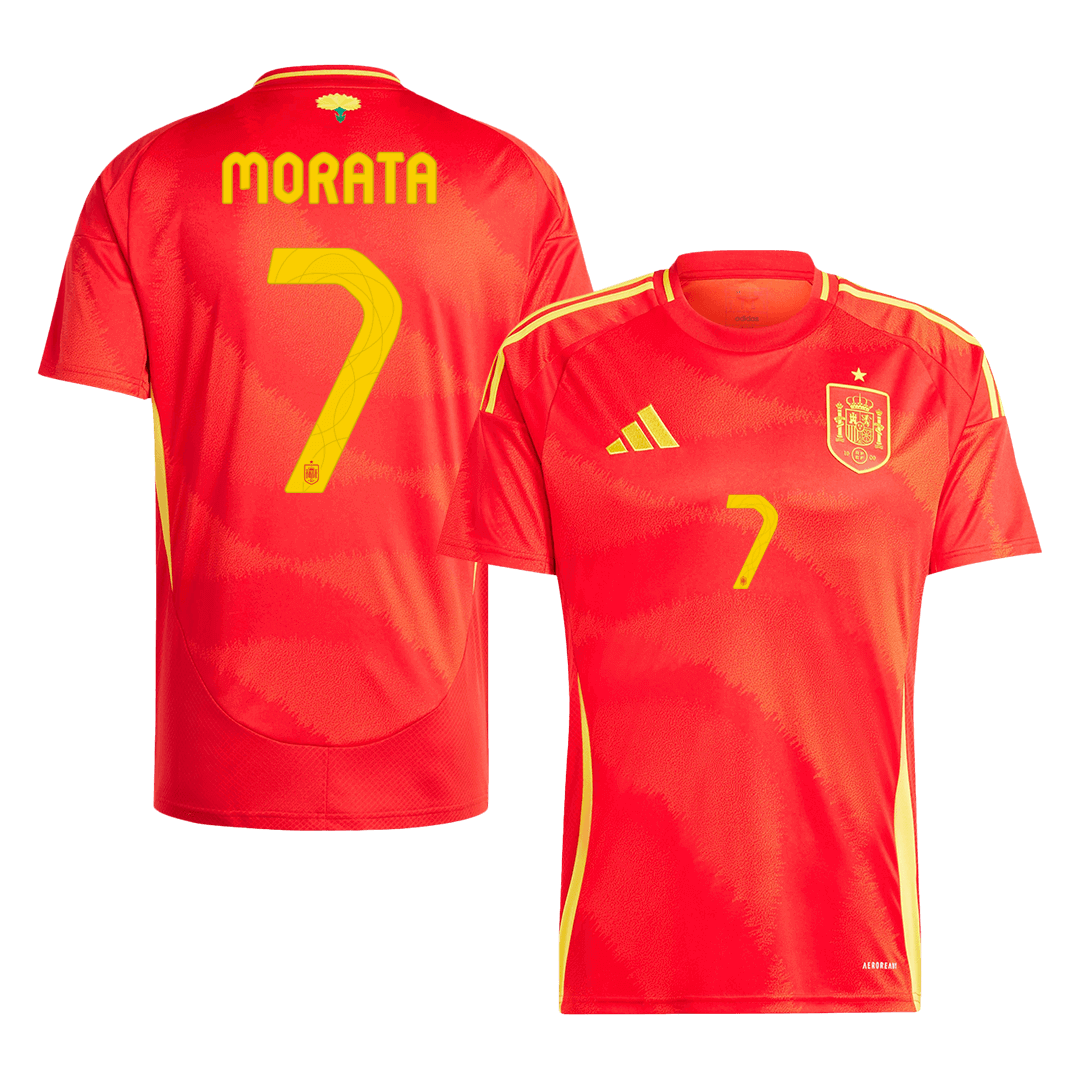 Spain MORATA #7 Home Jersey EURO 2024