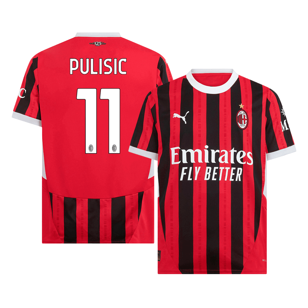 AC Milan PULISIC #11 Home Jersey 2024/25