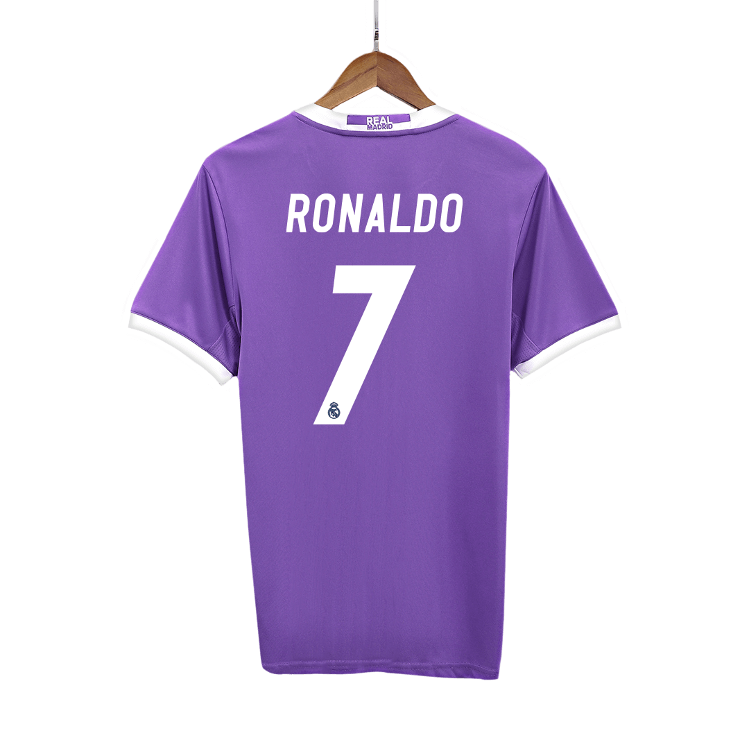 Real Madrid RONALDO #7 Away Soccer Jersey Retro 2016/17