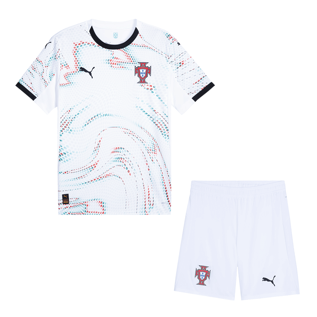 Portugal Away Soccer Jersey Kit 2025 (Jersey+Shorts)