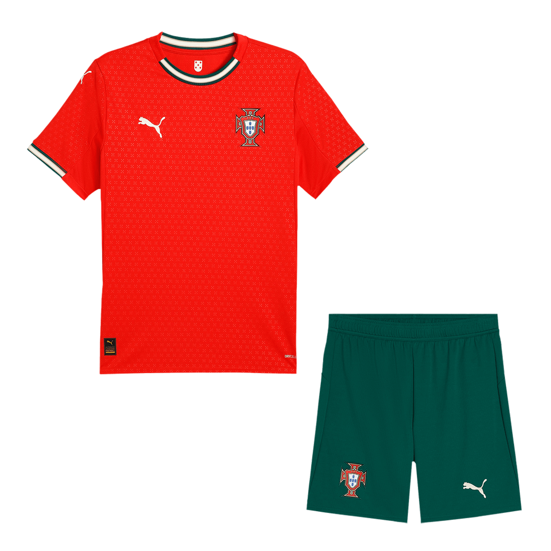 Portugal Home Soccer Jersey Kit 2025 (Jersey+Shorts)