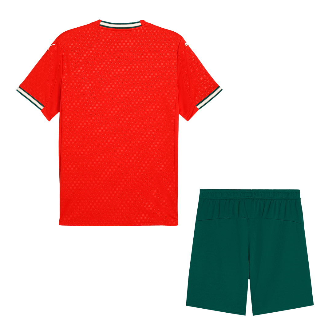 Portugal Home Soccer Jersey Kit 2025 (Jersey+Shorts)