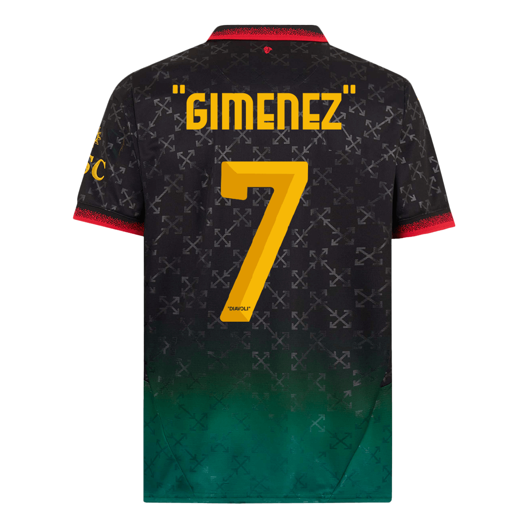 AC Milan "GIMENEZ" #7 Fourth Away Soccer Jersey 2024/25