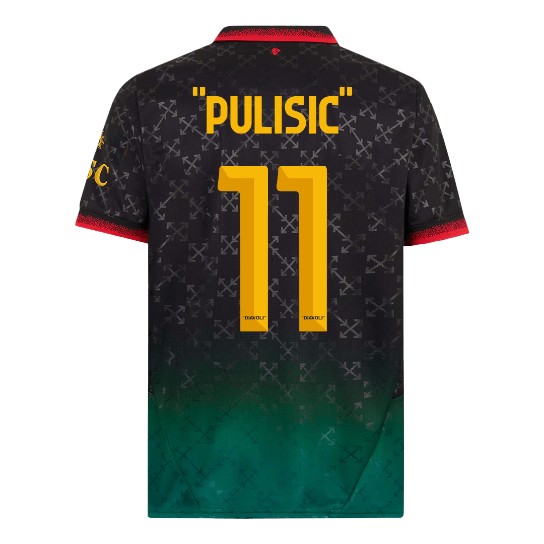 AC Milan "PULISIC" #11 Fourth Away Soccer Jersey 2024/25