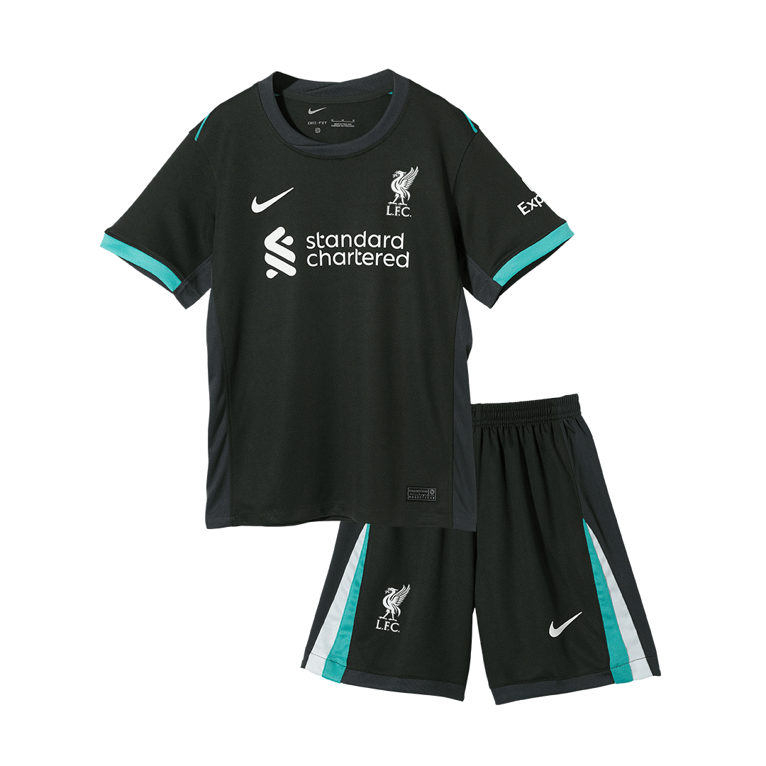 Liverpool Away Jersey Kit 2024/25 Kids(Jersey+Shorts)