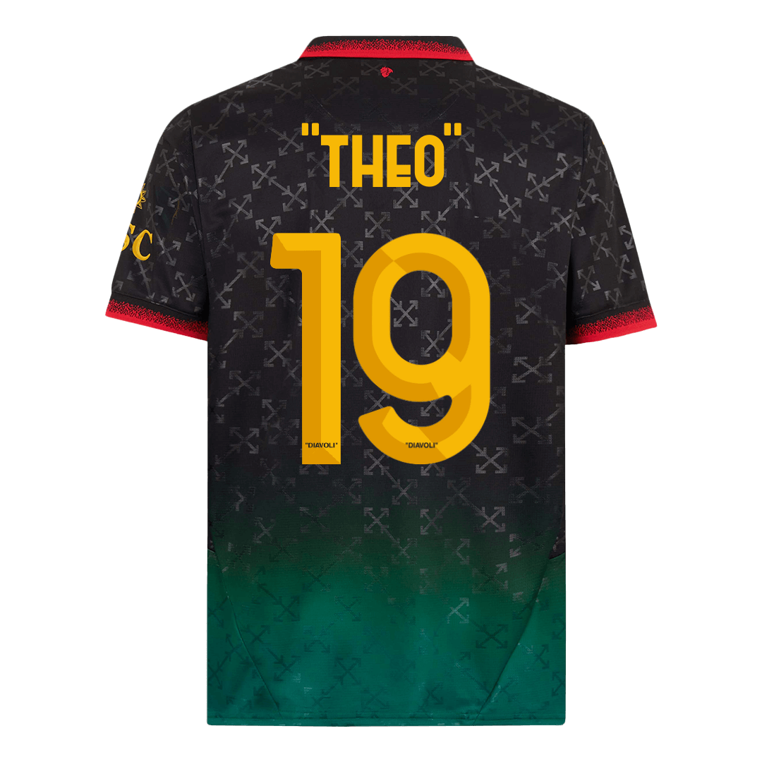 AC Milan "THEO" #19 Fourth Away Soccer Jersey 2024/25