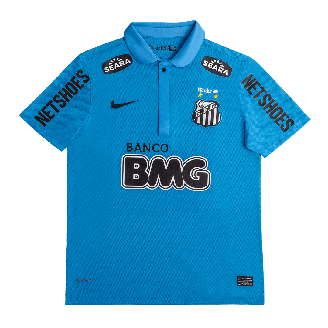 Santos FC NEYMAR JR #11 Third Away Soccer Jersey Retro 2012