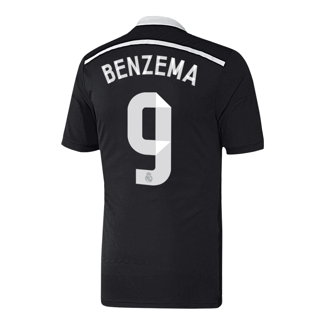 Real Madrid BENZEMA #9 Third Away Soccer Jersey Retro 2014/15