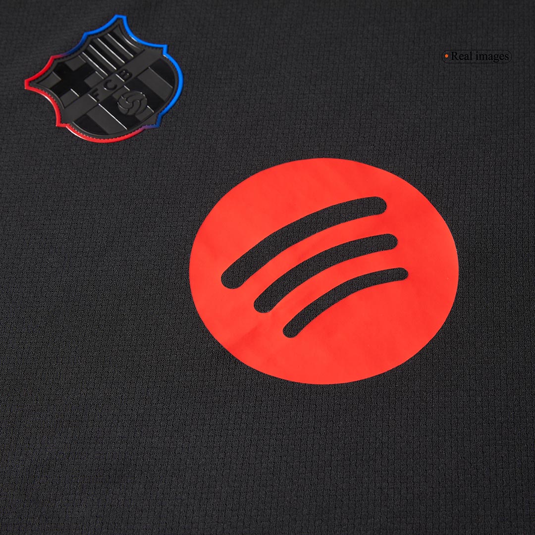 Barcelona RAPHINHA #11 Away Soccer Jersey Authentic 2024/25 -(Spotify Logo Without Text)