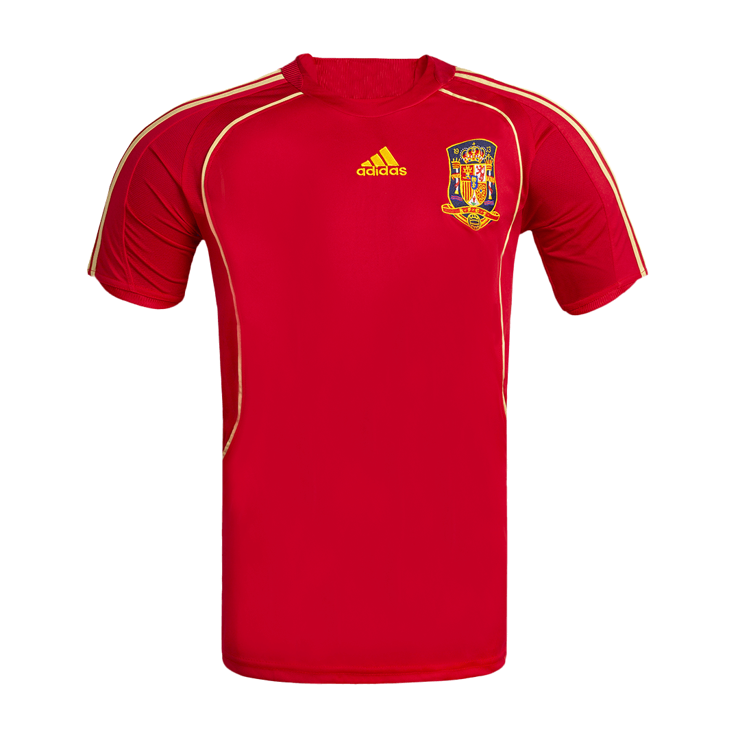 Spain Home Soccer Jersey Retro 2008