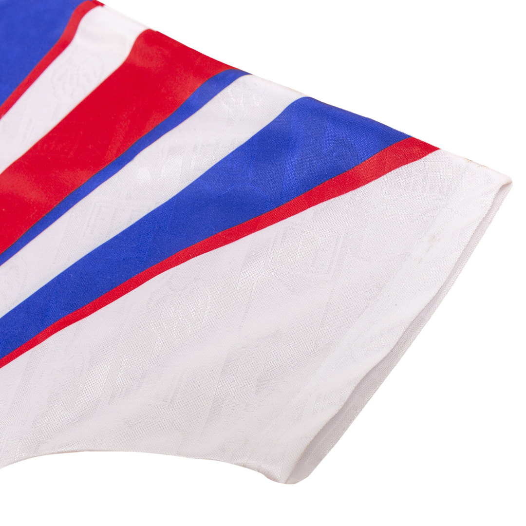 France Away Soccer Jersey Retro 1996