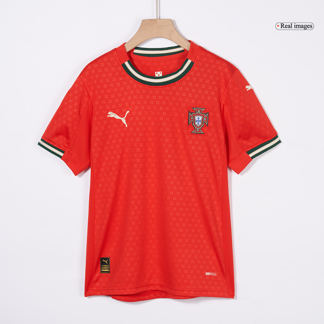 Portugal Home Soccer Jersey Kit 2025 Kids(Jersey+Shorts)
