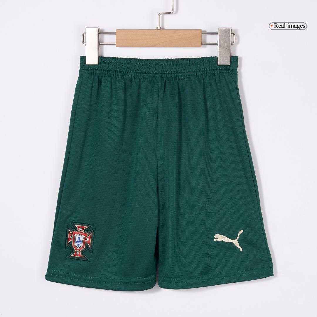 Portugal Home Soccer Jersey Kit 2025 Kids(Jersey+Shorts)