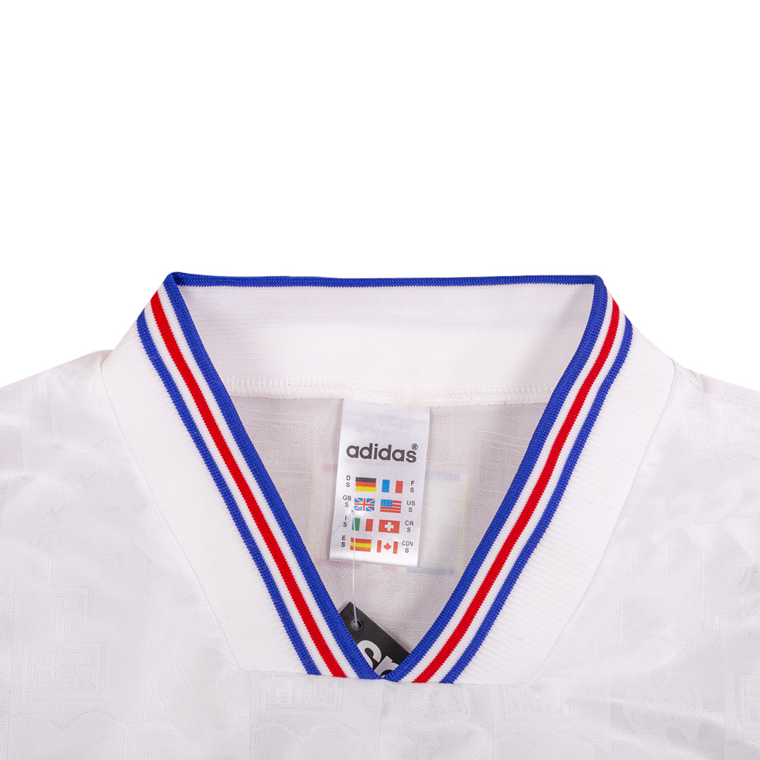France Away Soccer Jersey Retro 1996