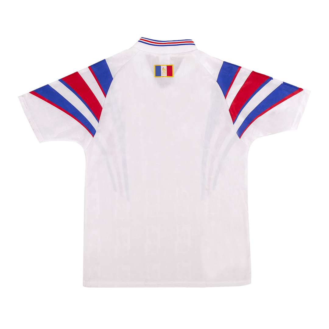 France Away Soccer Jersey Retro 1996